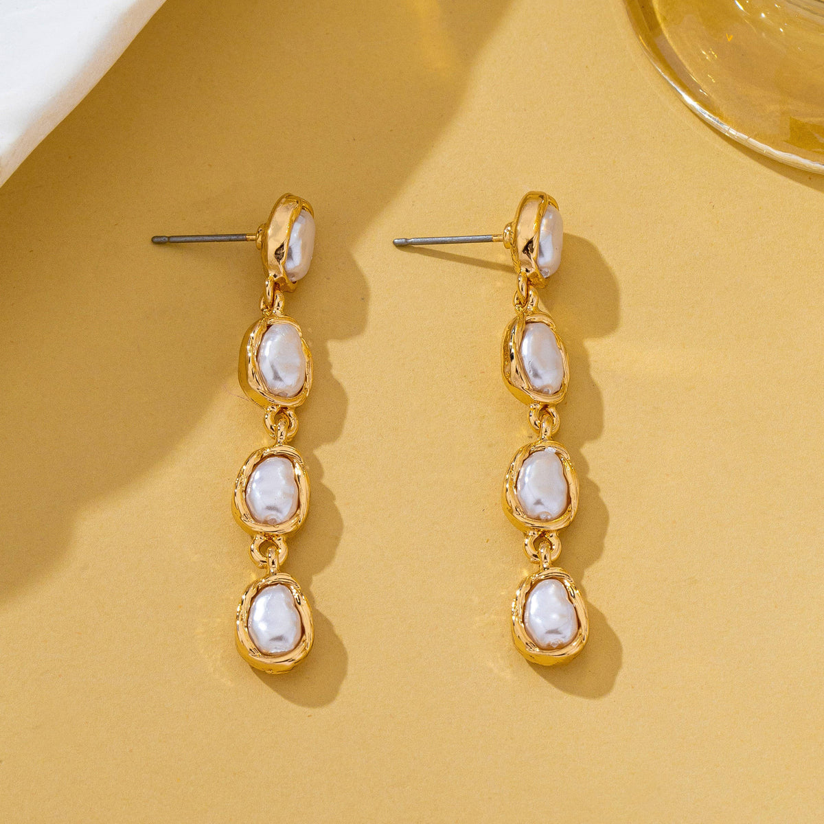 The Pearl Edit Drop Earrings