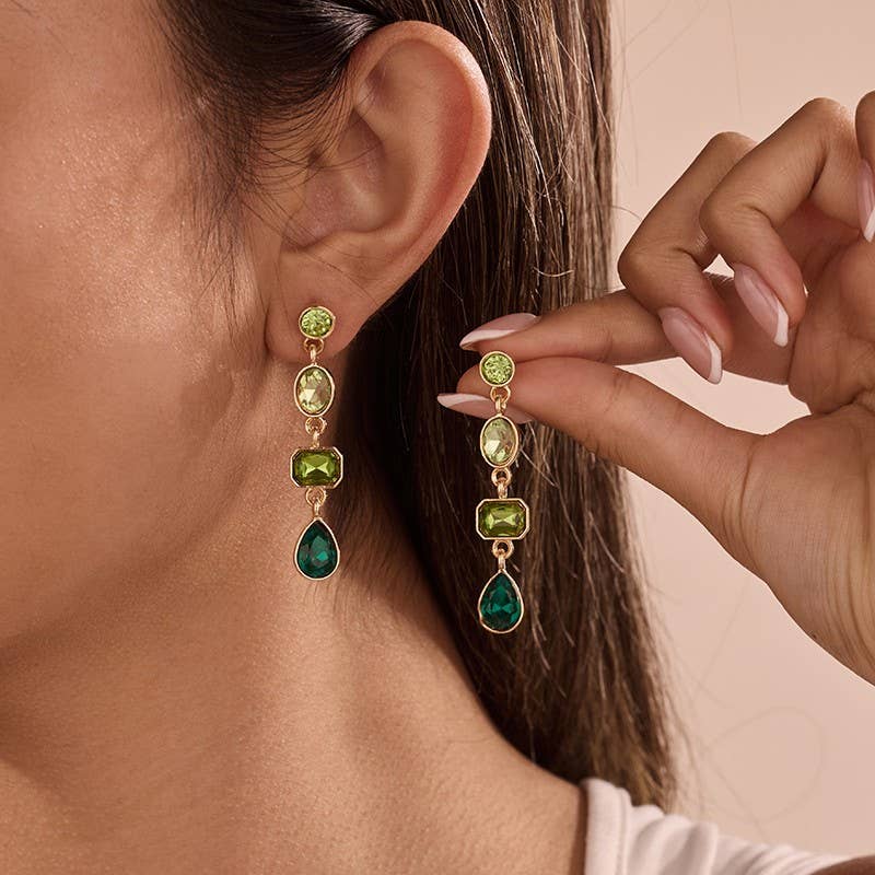 Gem Drop Earrings