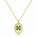 Lucky You Four-Leaf Clover Necklace