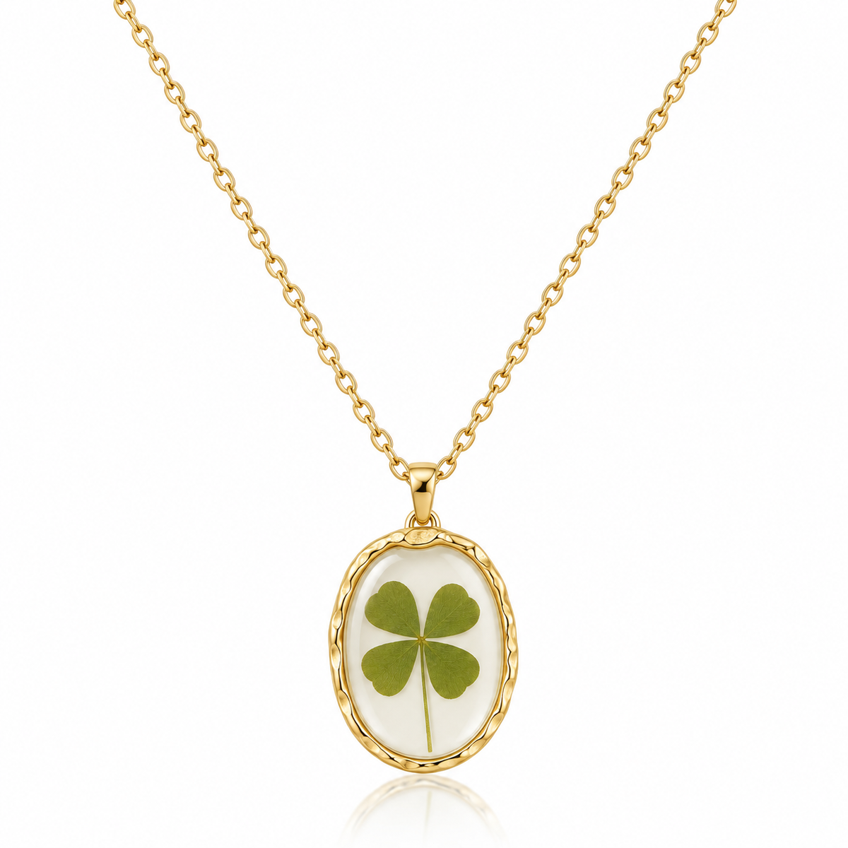 Lucky You Four-Leaf Clover Necklace