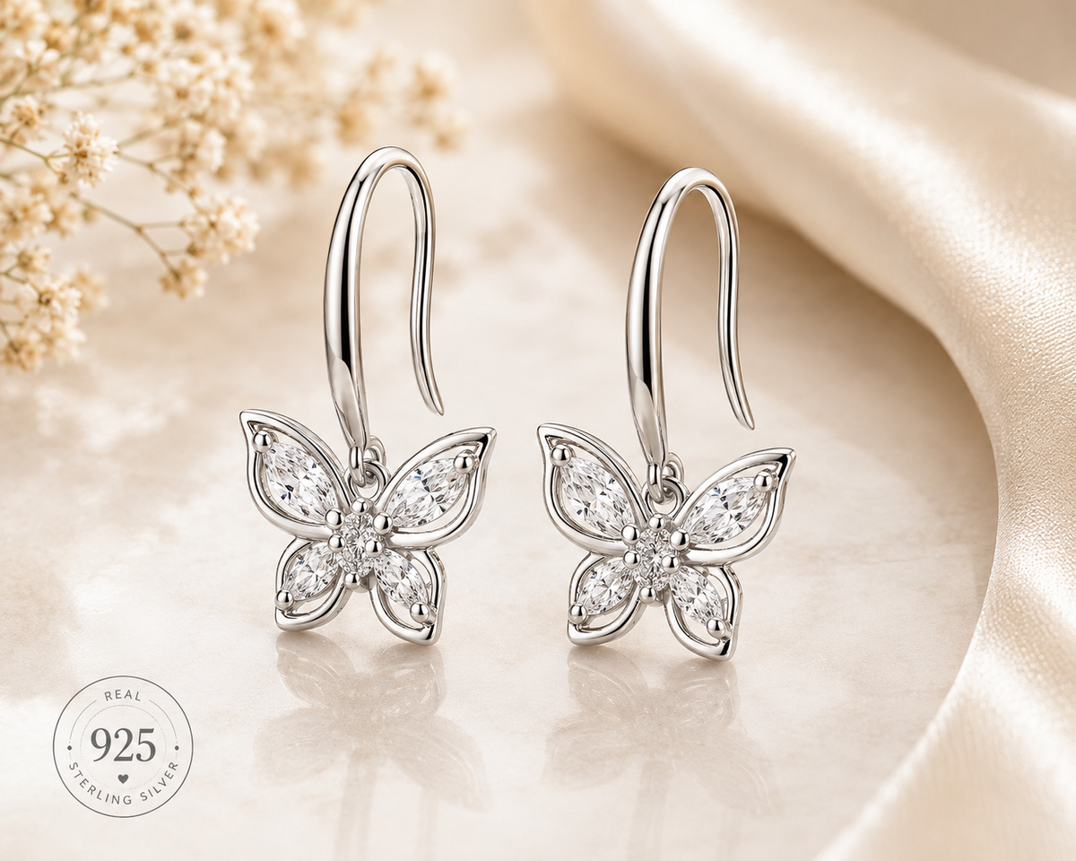 Flutter & Shine Sterling Silver Earrings