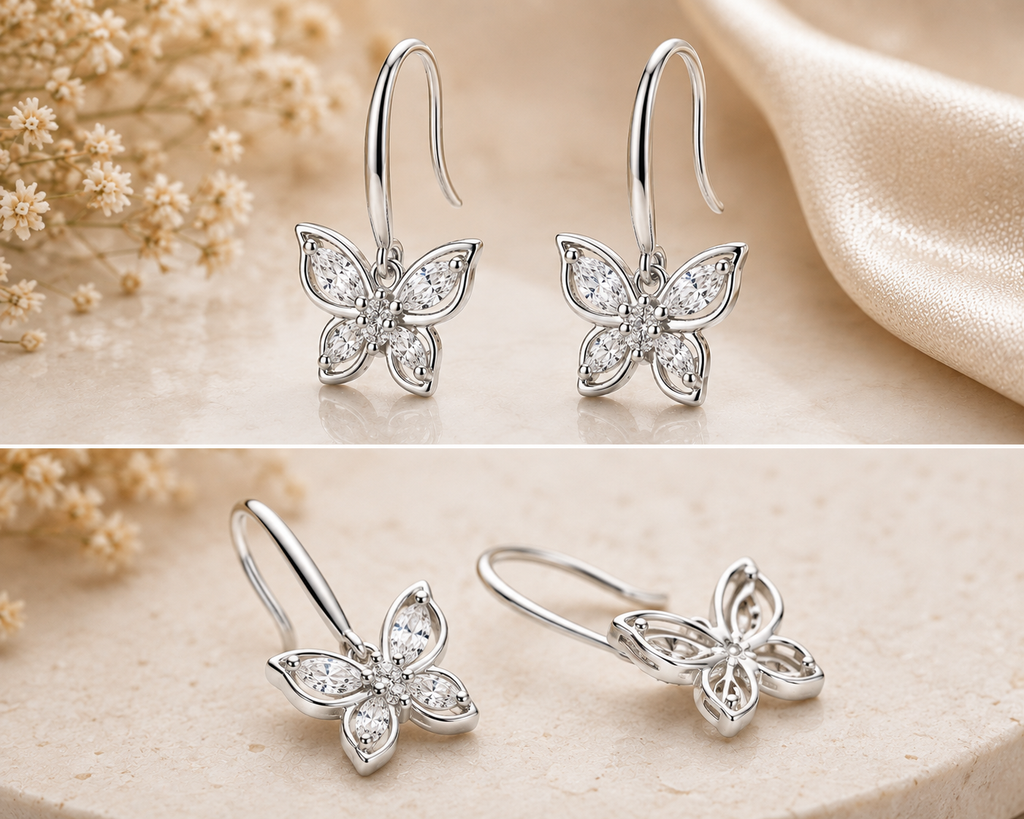 Flutter & Shine Sterling Silver Earrings
